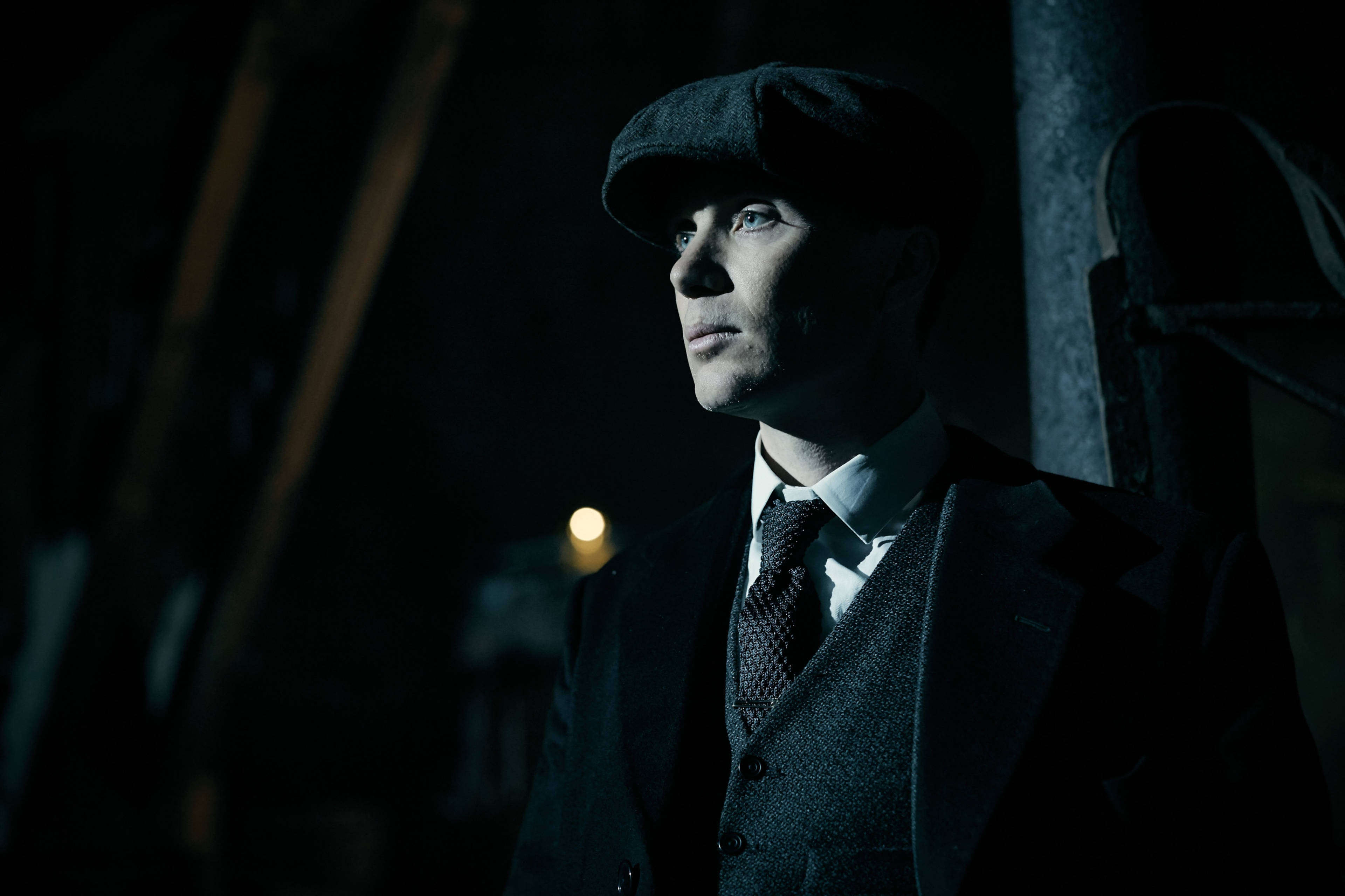 Thomas Shelby, flat cap, suit, 4K Desktop Wallpaper