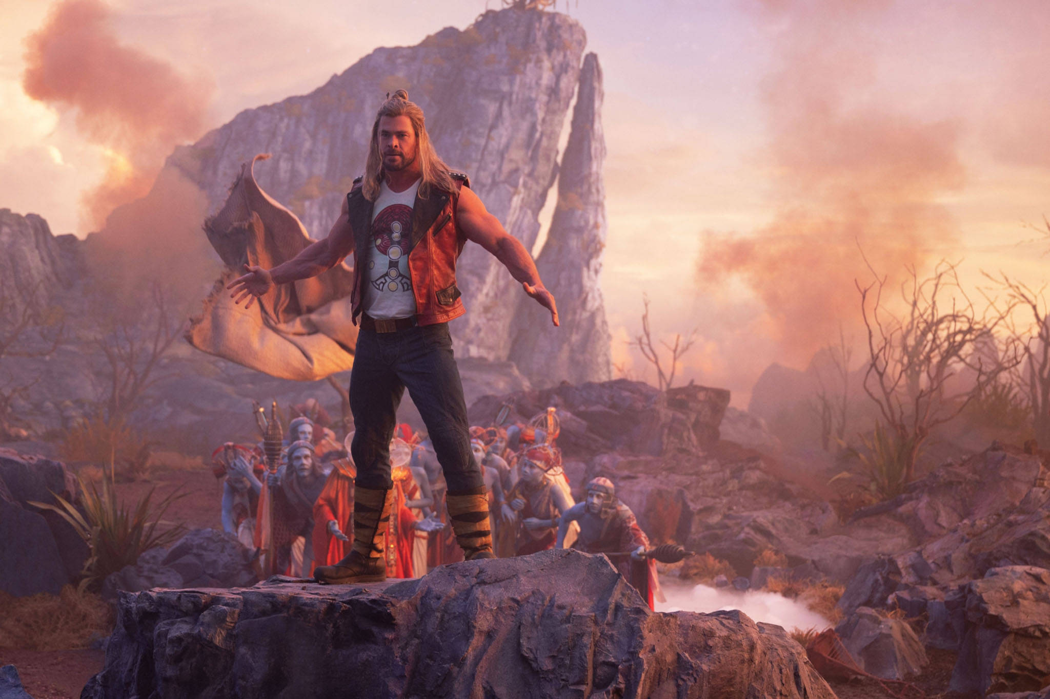 Thor, Love And Thunder, demi god, Full HD Desktop Wallpaper