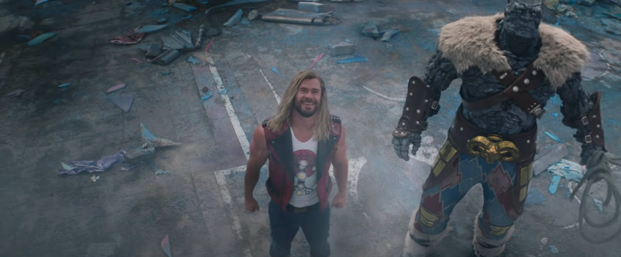 Thor, Love And Thunder, rock monster, Full HD Desktop Wallpaper