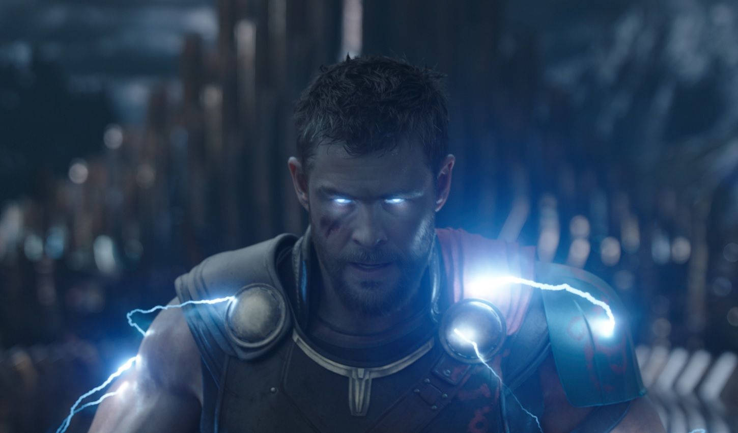 Thor, blue lightning eyes, electric energy, HD Desktop Wallpaper