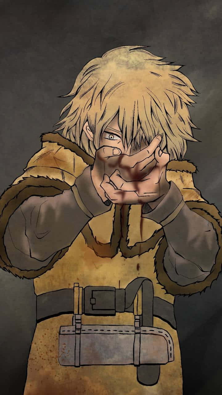 Thorfinn, anime character portrait, blond-haired anime warrior, HD Phone Wallpaper