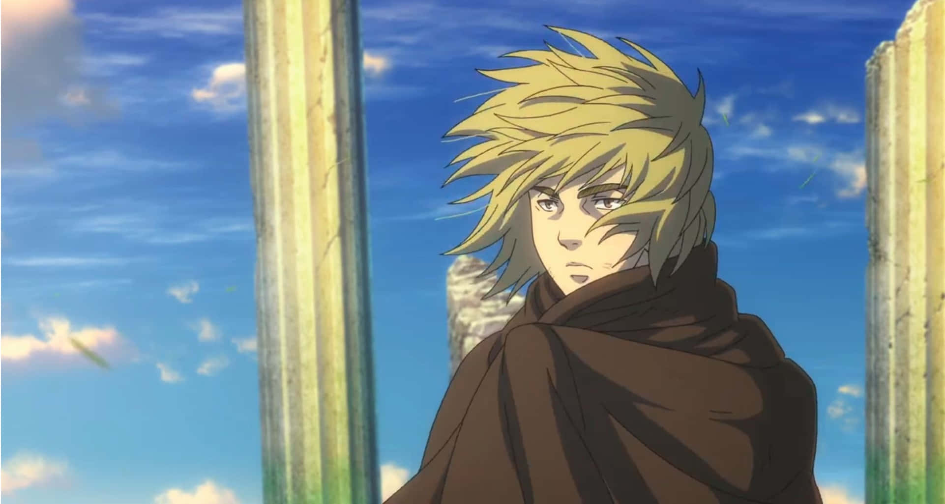 Thorfinn, anime character, blond-haired, Full HD Desktop Wallpaper