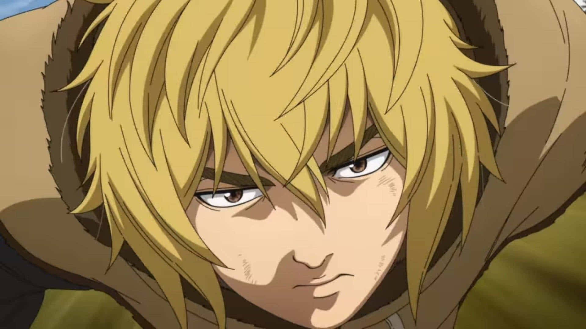 Thorfinn, anime, messy blonde hair, Full HD Desktop Wallpaper