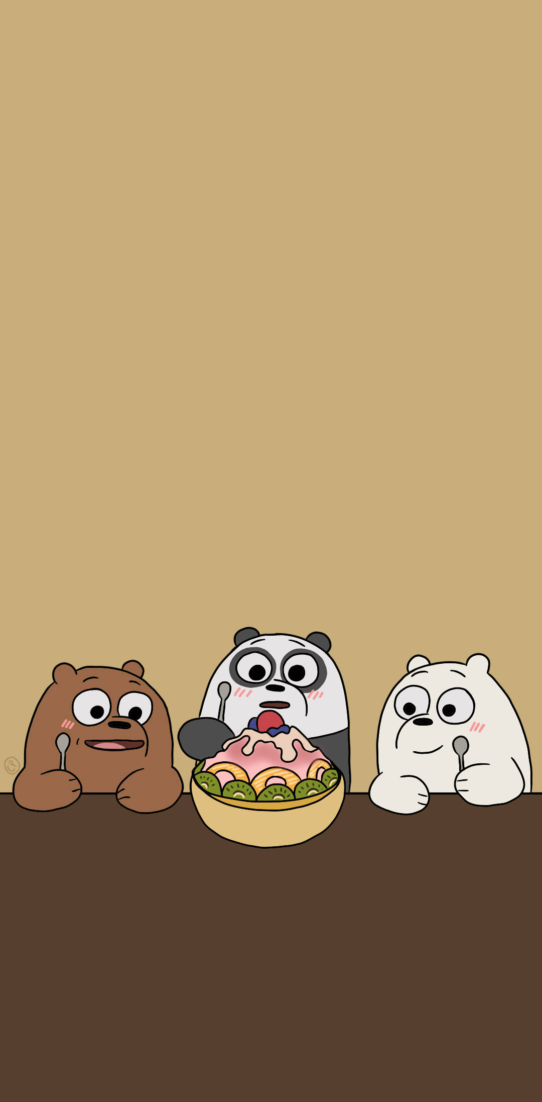 Three Bears, ice cream, bowl, Full HD Phone Wallpaper
