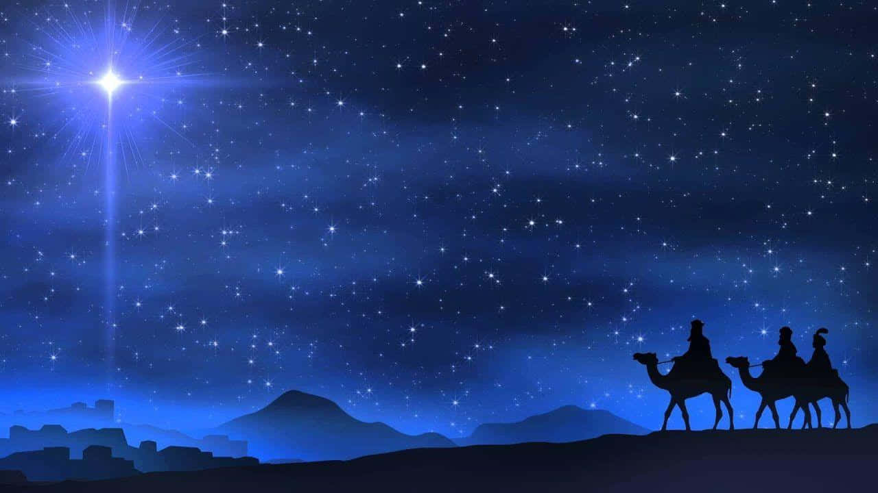 Three Wise Men, camels, desert, HD Desktop Wallpaper
