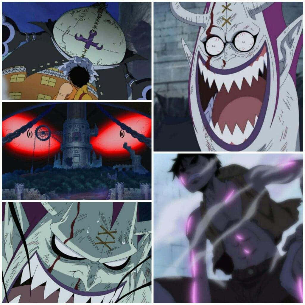 Thriller Bark, anime scenes, monstrous characters, SD Desktop Wallpaper