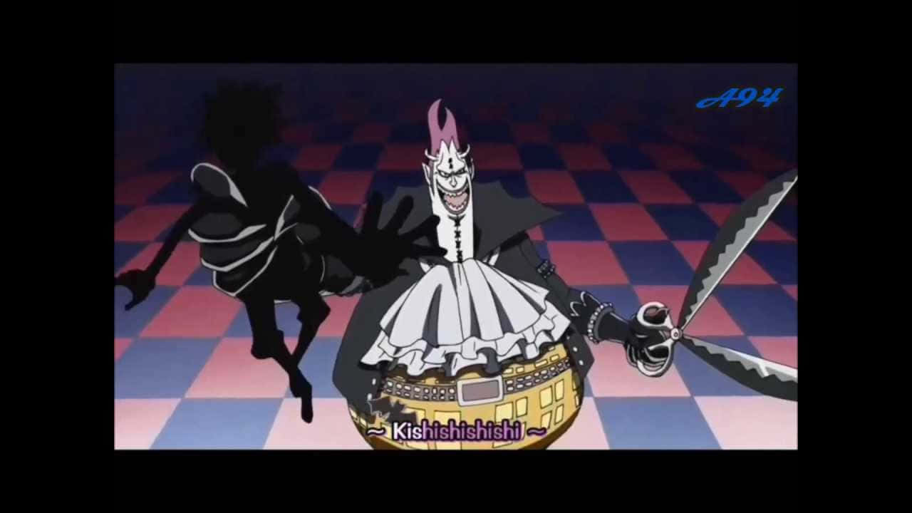 Thriller Bark, cartoon pirate, white face, HD Desktop Wallpaper