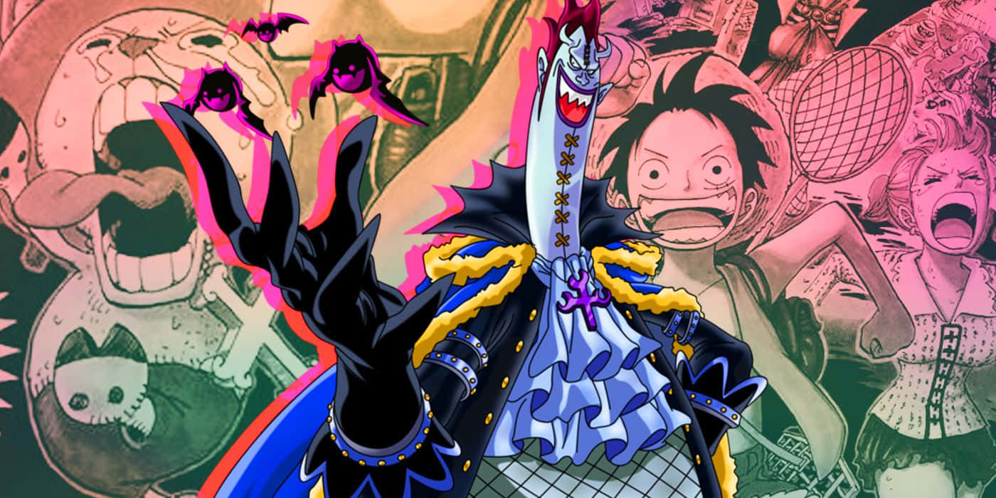 Thriller Bark, black and blue outfit, sword, HD Desktop Wallpaper