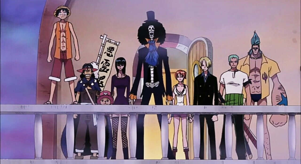 Thriller Bark, anime characters, ship's deck, HD Desktop Wallpaper