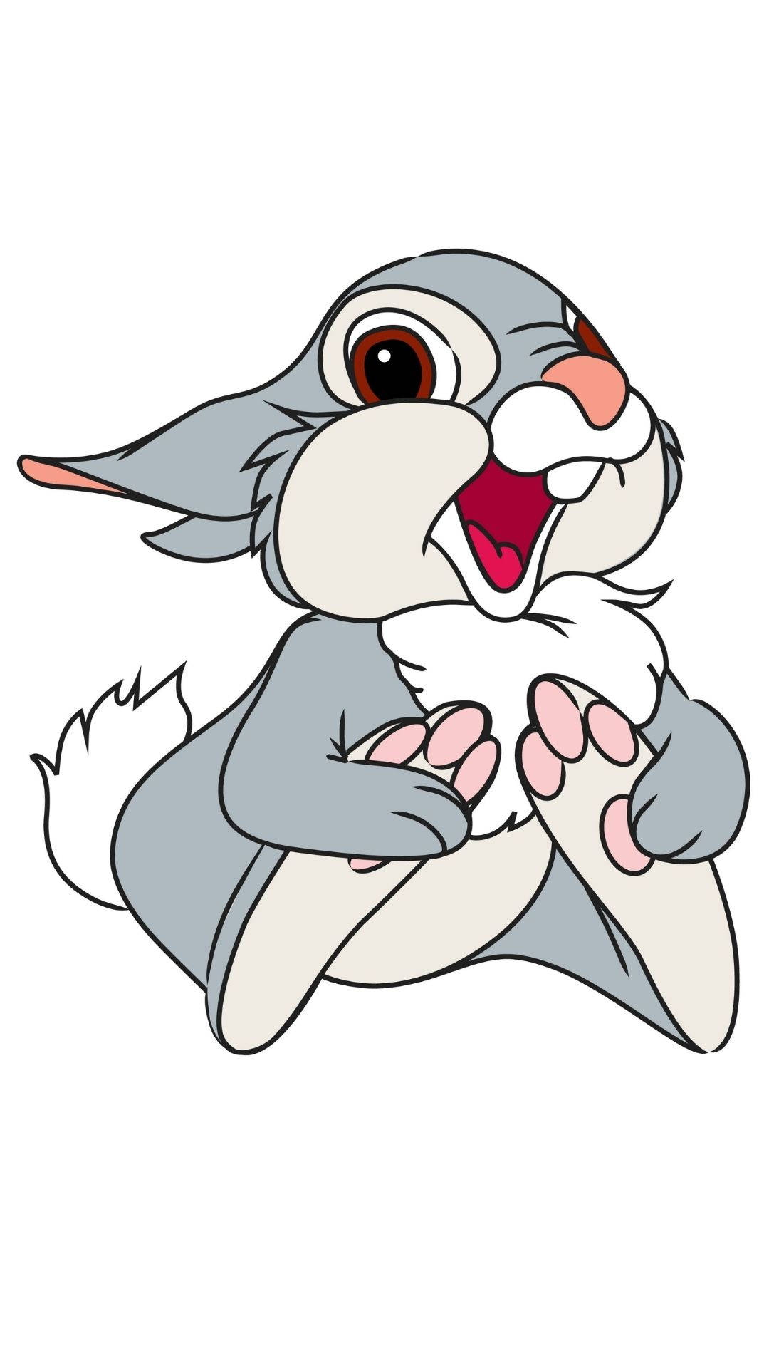 Thumper, cartoon rabbit, big eyes, Full HD Phone Wallpaper