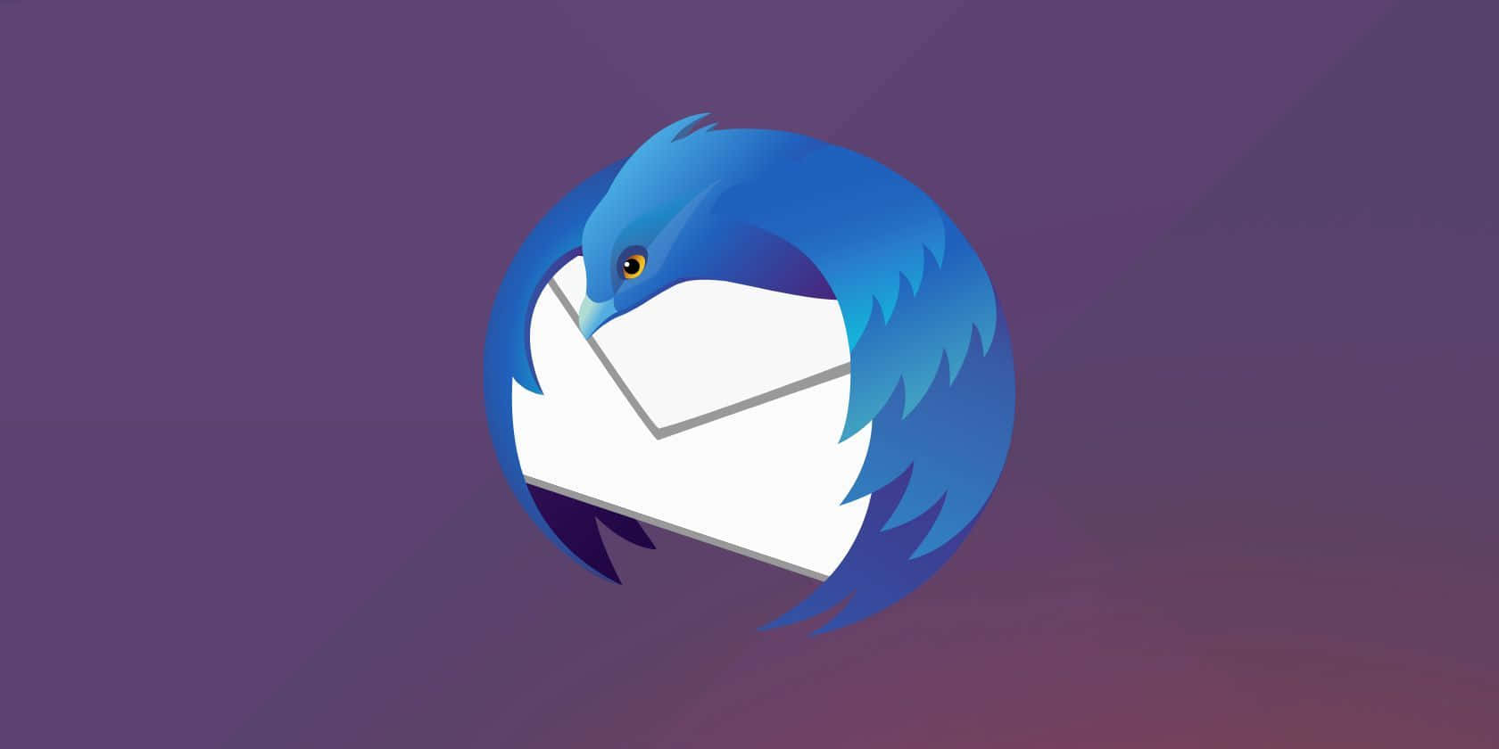 Thunderbird, blue bird, white envelope, HD Desktop Wallpaper