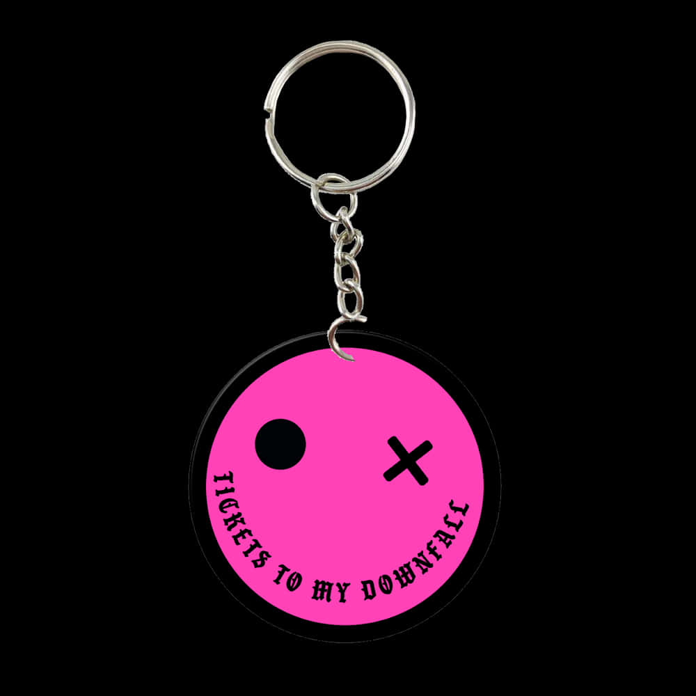 Tickets To My Downfall, bright pink, black eye, SD Desktop Wallpaper