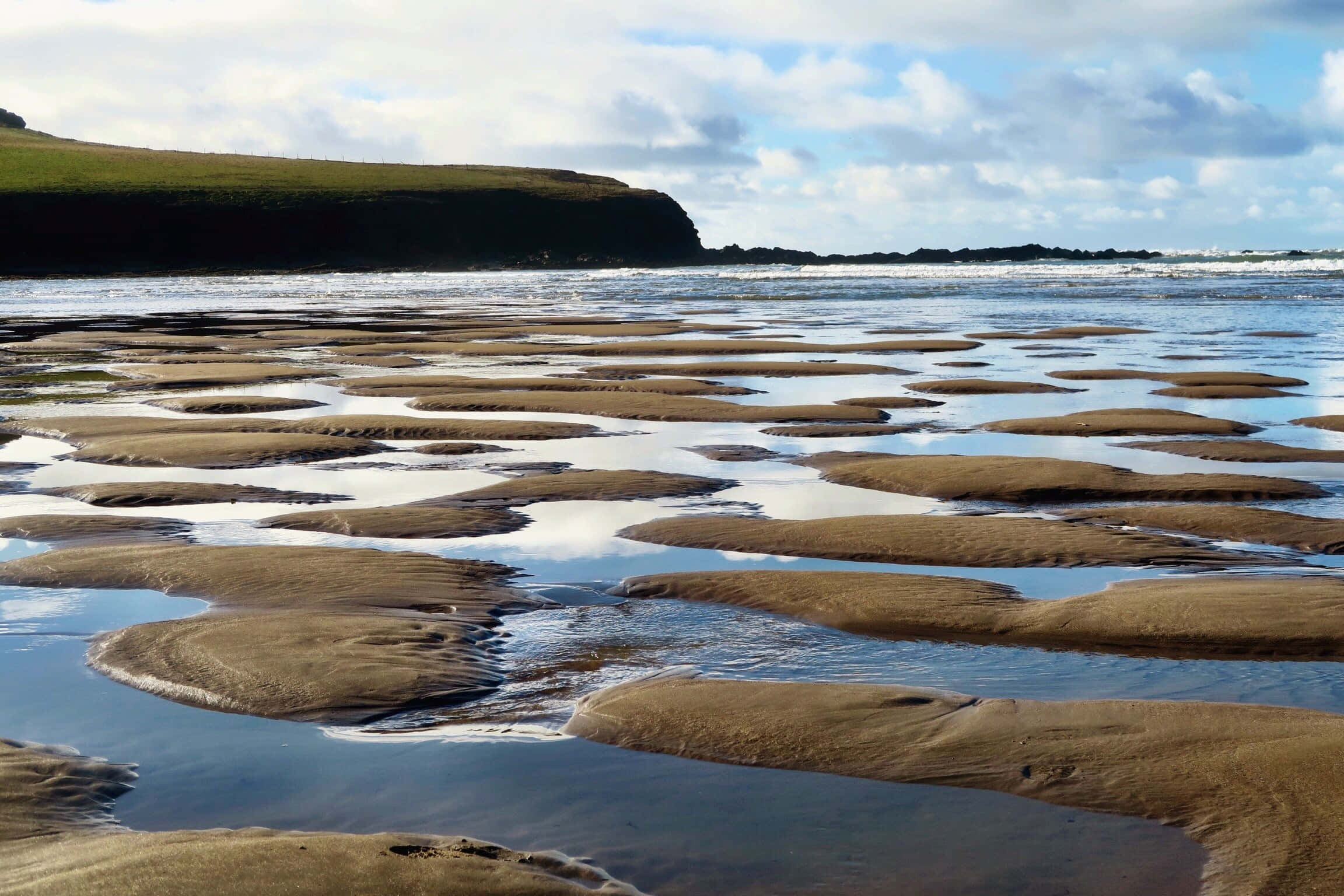 Tides, Golden Hour, Ocean Tides, Full HD Desktop Wallpaper