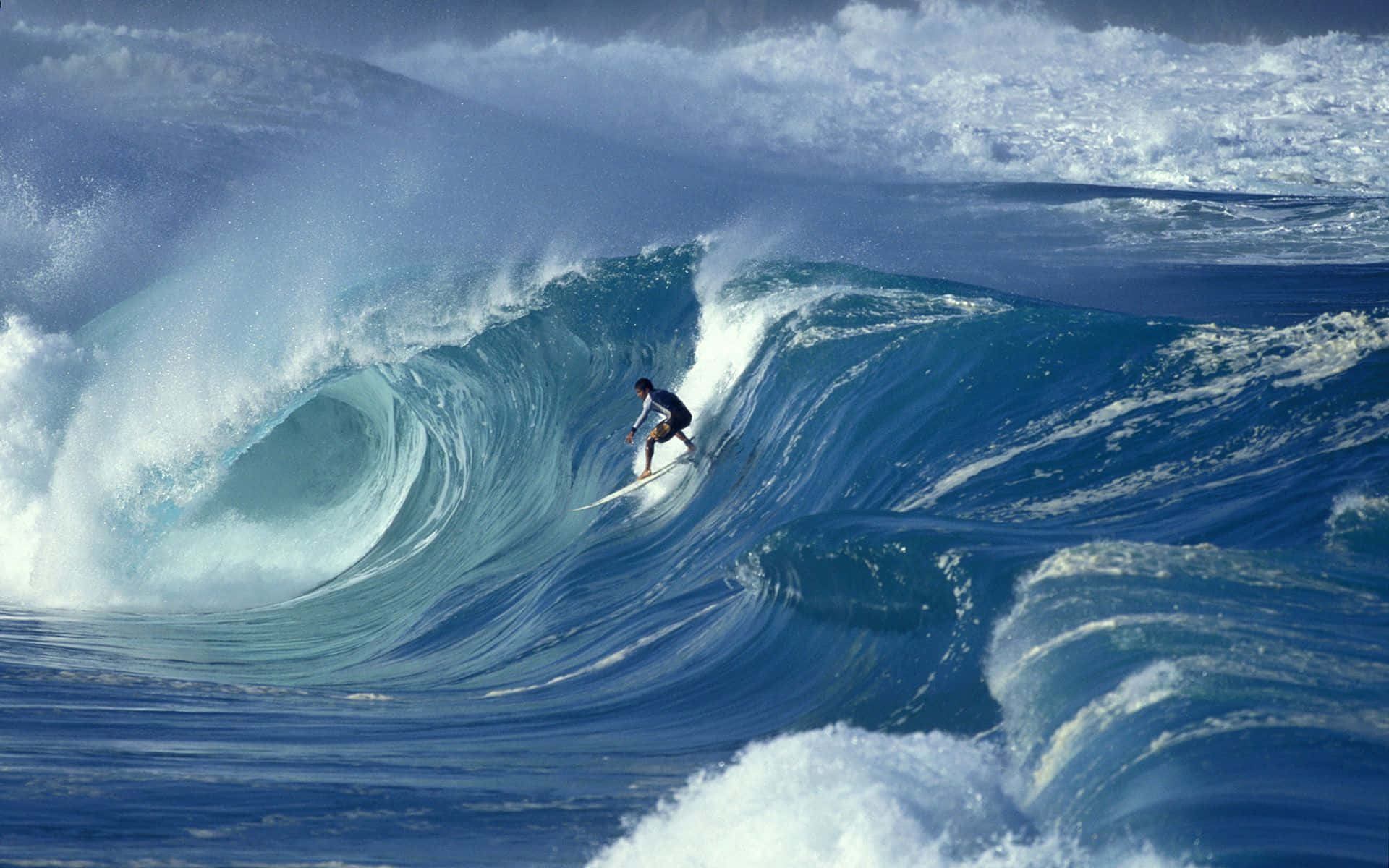 Tides, 1920 x 1200, turquoise ocean wave, Full HD Desktop Wallpaper
