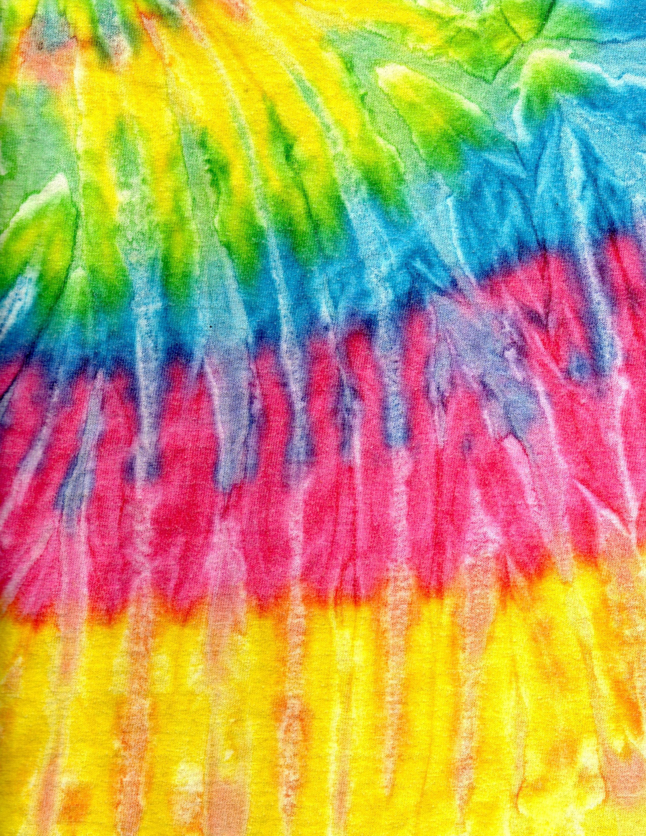 tie-dye, rainbow hues, yellow, 2K Phone Wallpaper