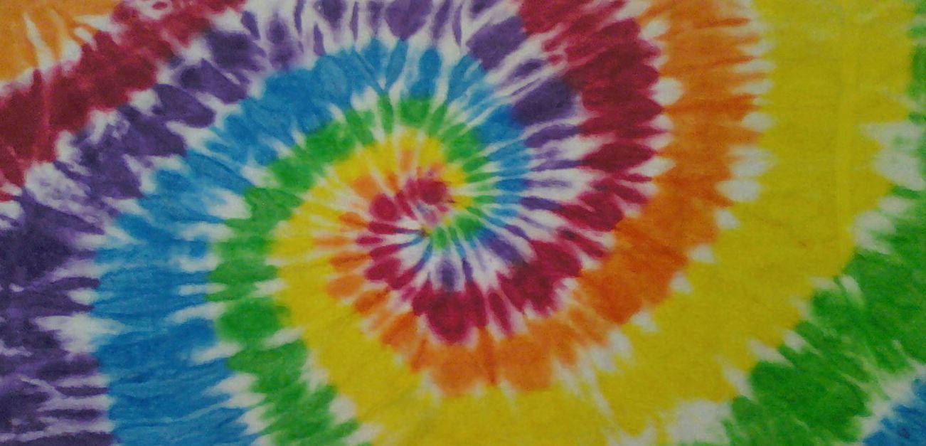 rainbow spiral tie-dye pattern, concentric circles, fabric, HD Desktop Wallpaper