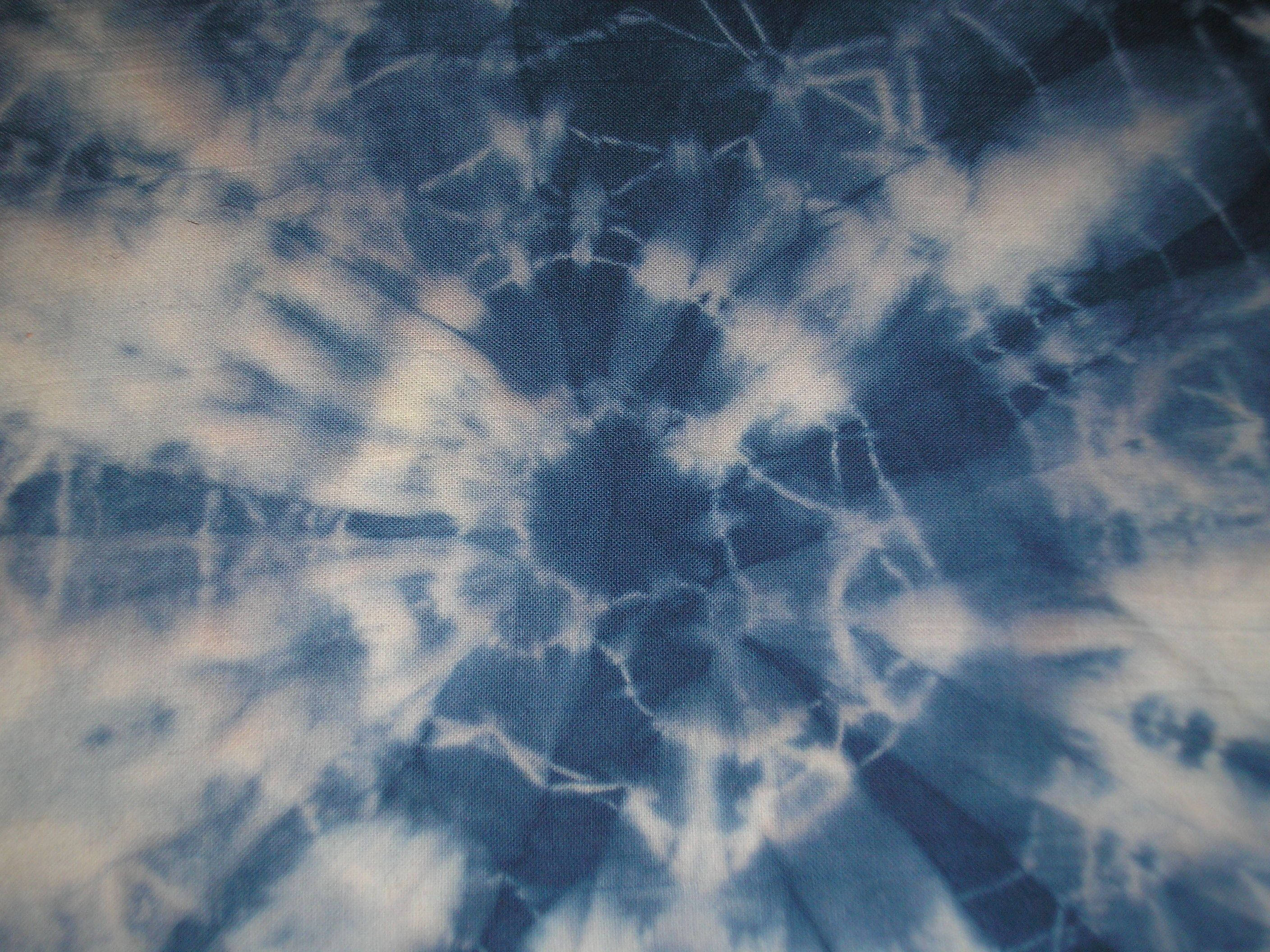 tie-dye, blue, white, 2K Desktop Wallpaper