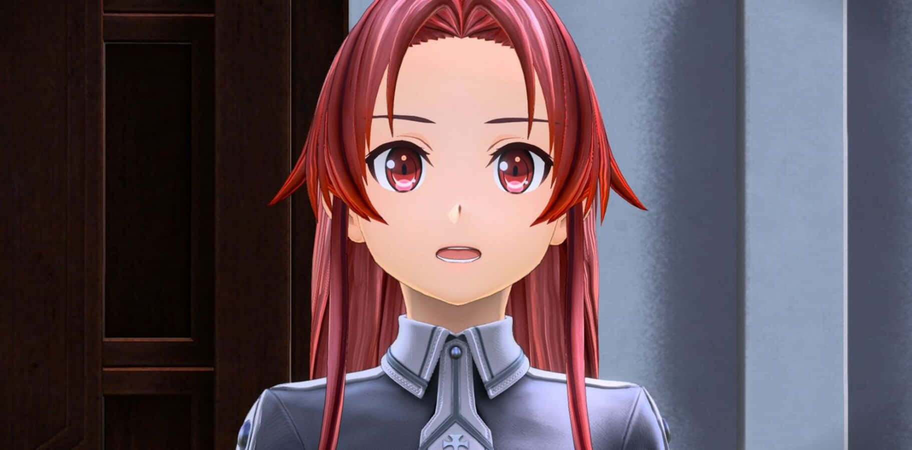 Tiese Shtolienen, red-haired anime girl, silver armor, HD Desktop Wallpaper