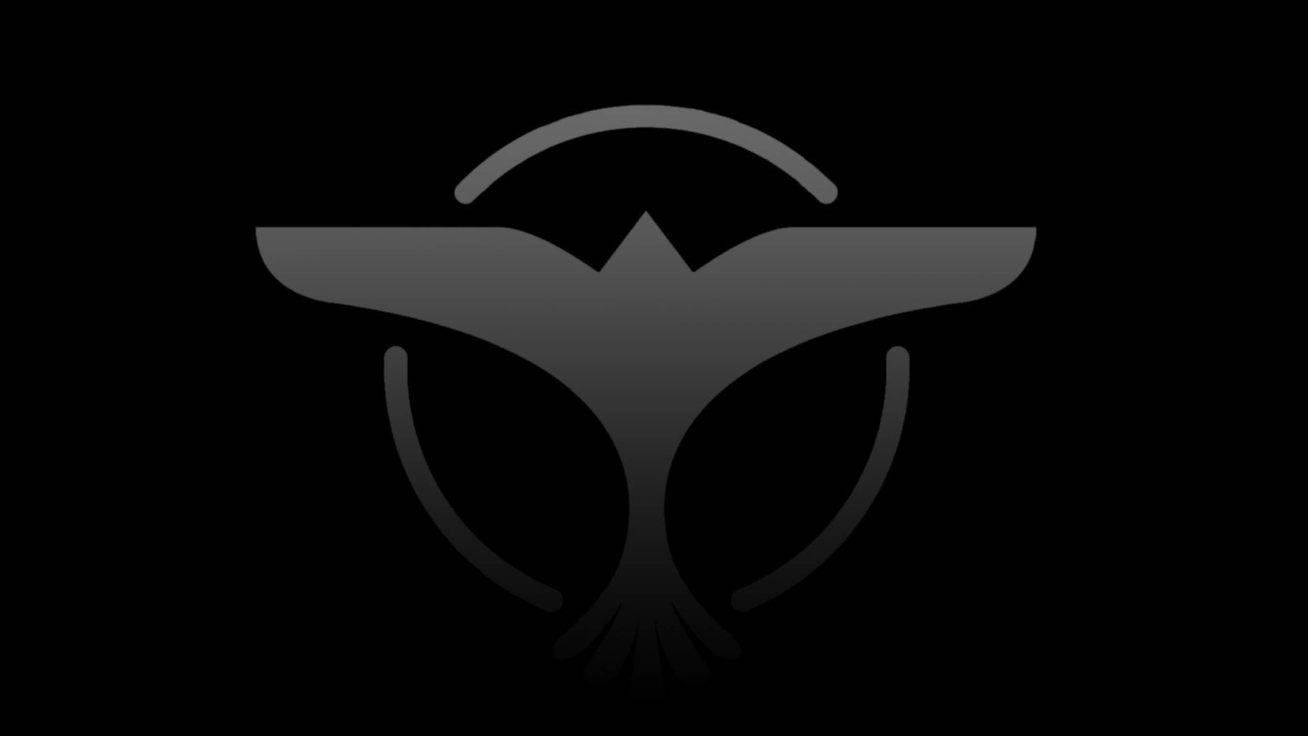Tiesto, bird emblem, gray, 2K Desktop Wallpaper