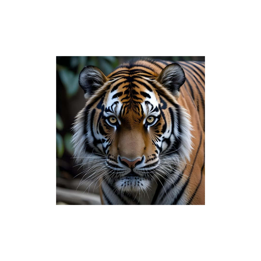 tiger, orange fur, black stripes, SD Desktop Wallpaper