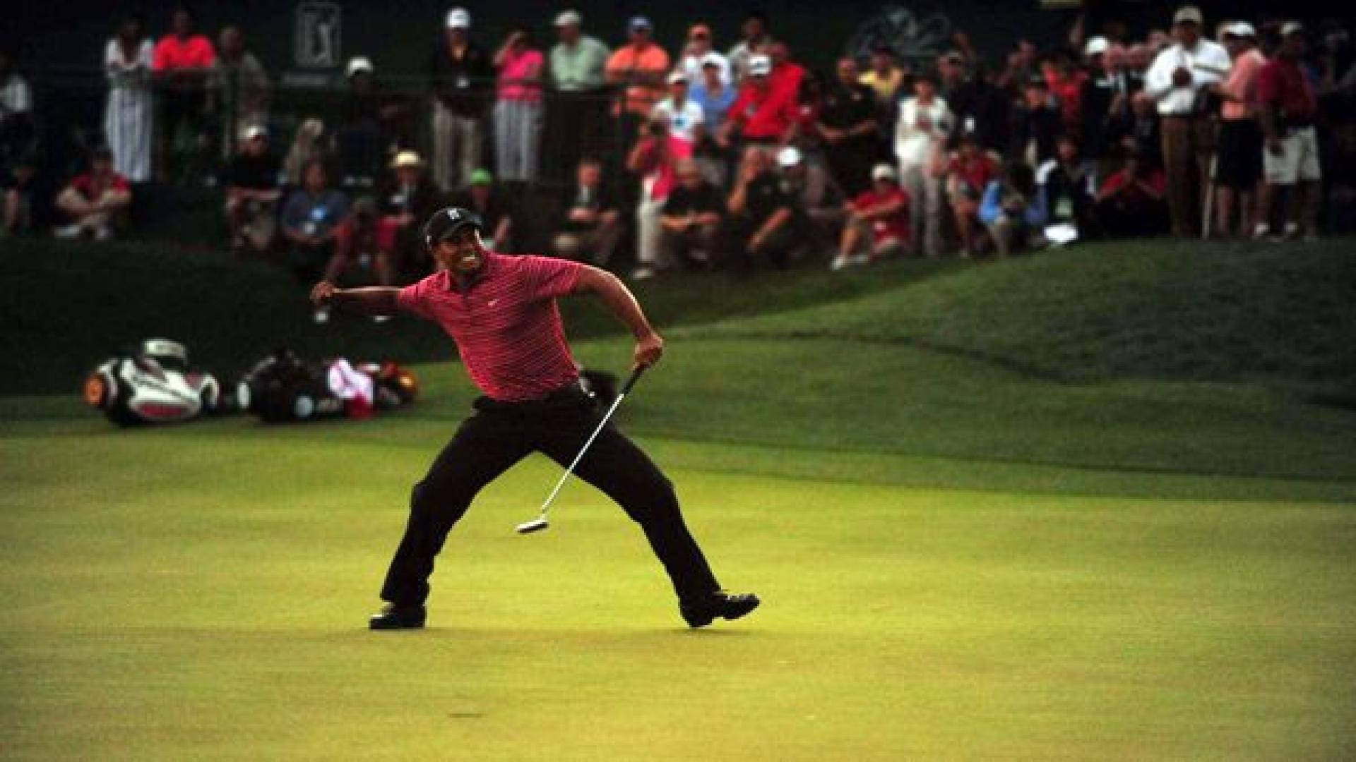 Tiger Woods, Masters, hole-in-one, Full HD Desktop Wallpaper