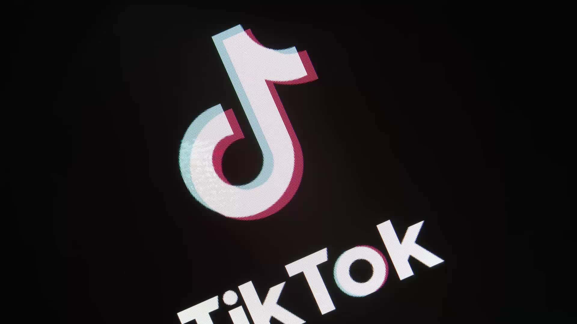 TikTok, cyan, magenta, Full HD Desktop Wallpaper