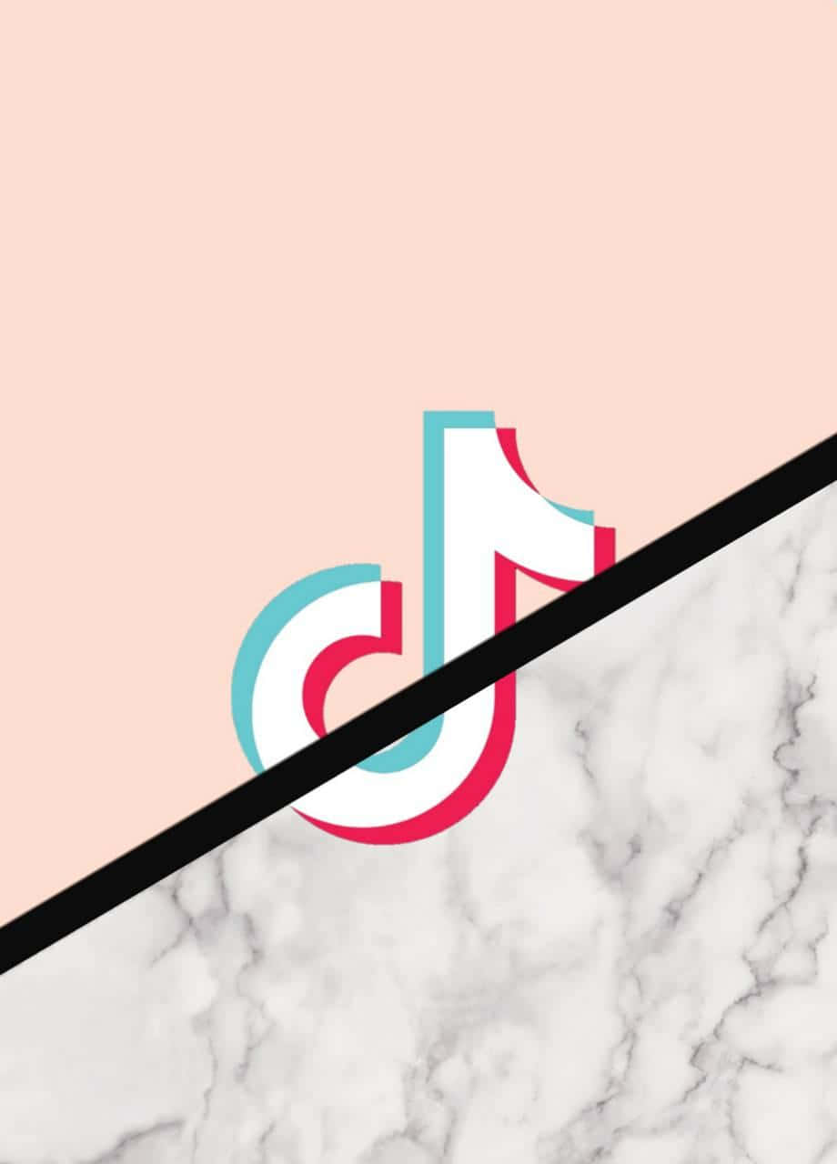 TikTok, red, teal, HD Phone Wallpaper
