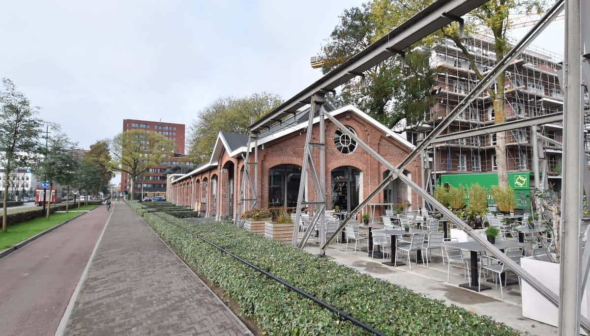 Tilburg, industrial heritage site, restaurant, SD Desktop Wallpaper