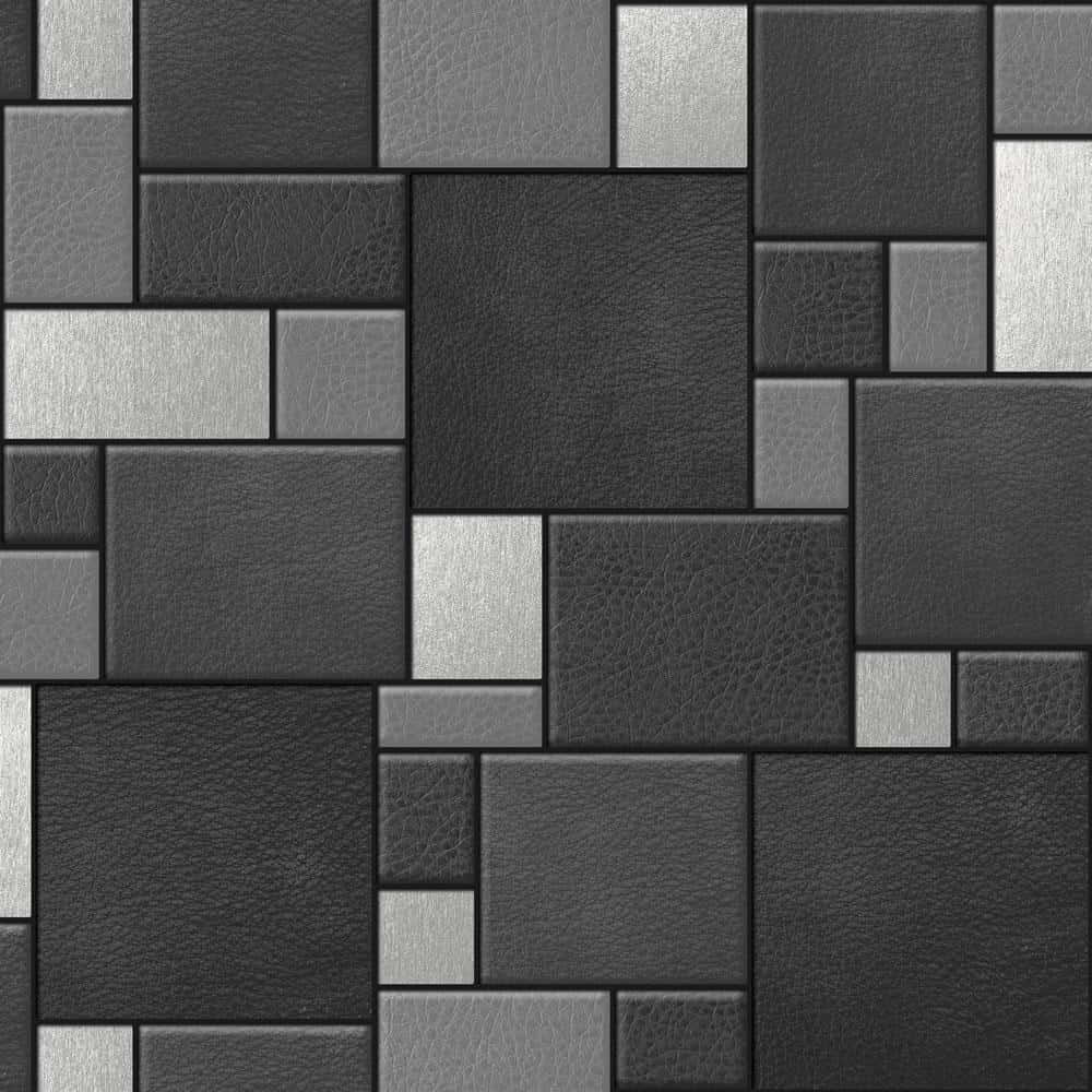 black, silver, leather, SD Desktop Wallpaper
