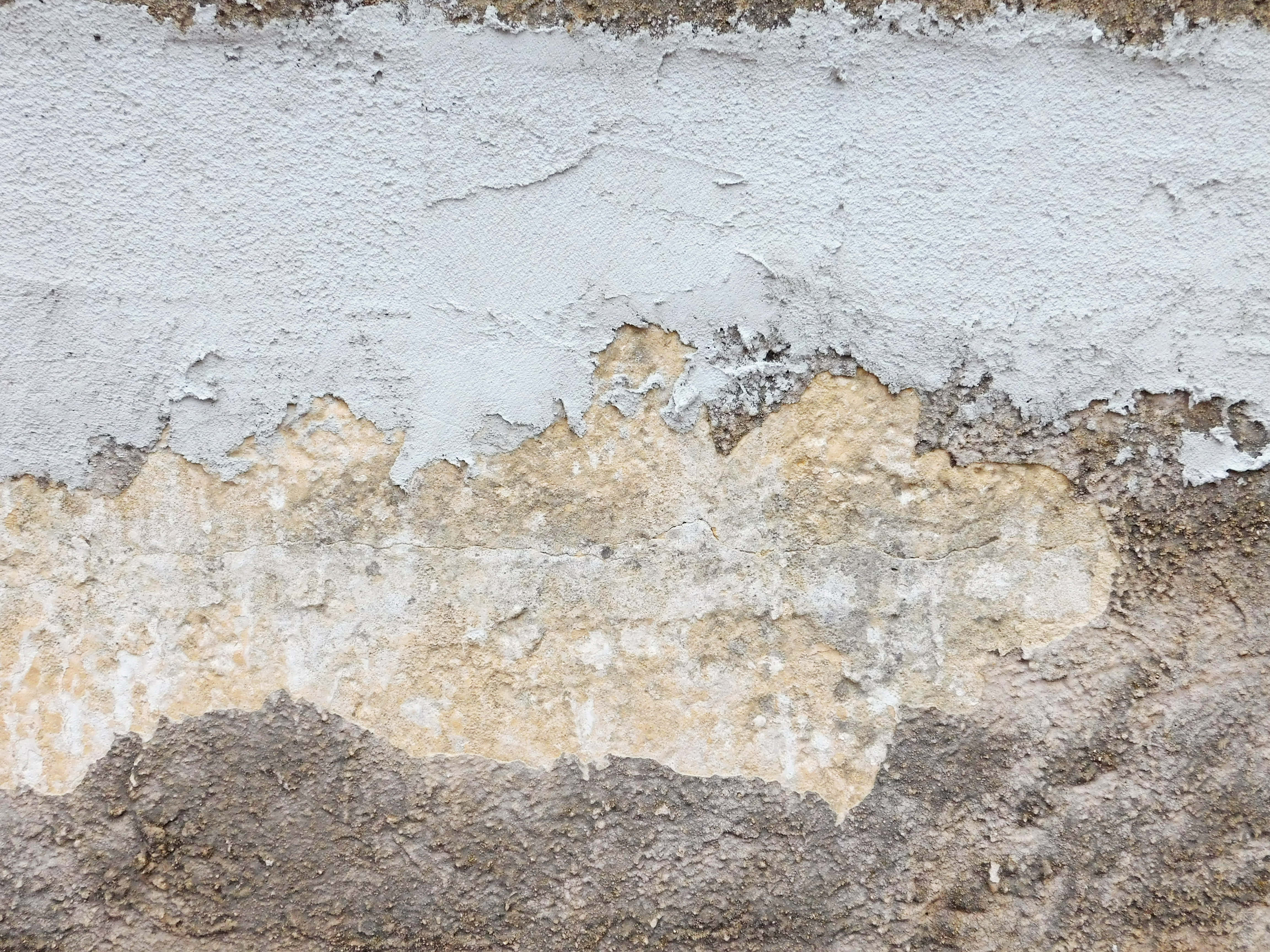 stone texture, weathered wall, peeling white paint, 4K Desktop Wallpaper