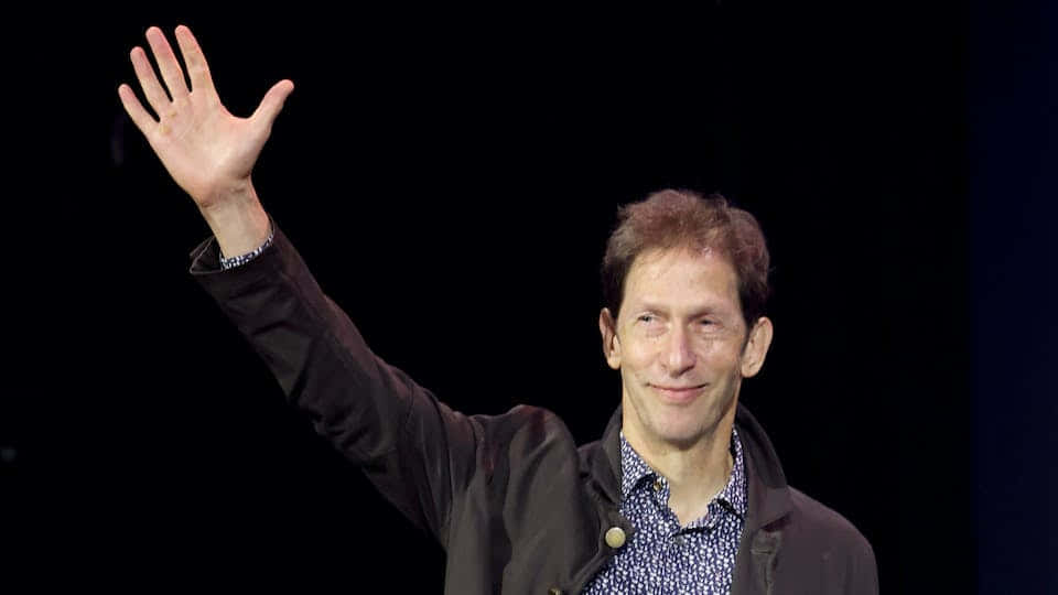 Tim Blake Nelson, dark jacket, black background, SD Desktop Wallpaper