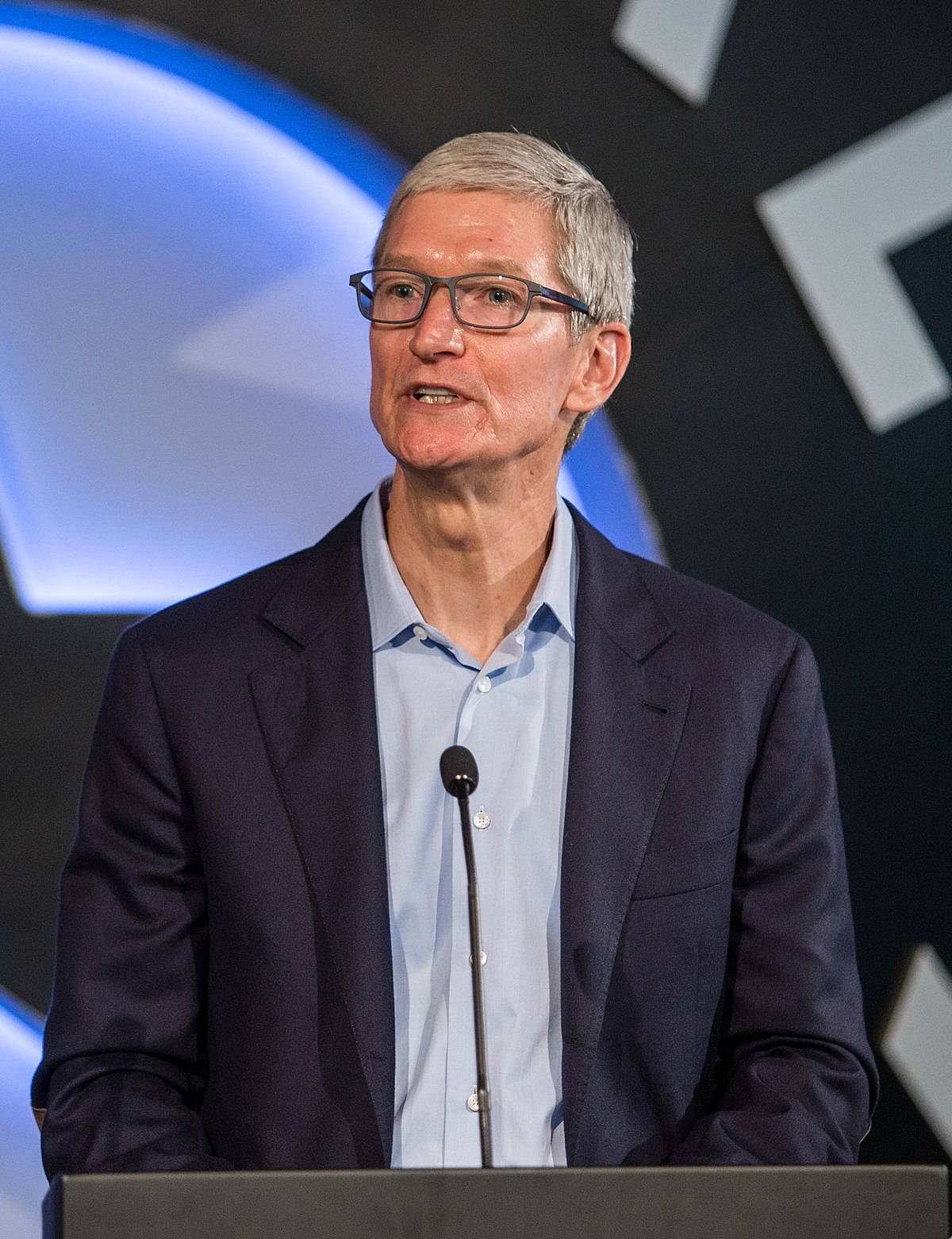 Tim Cook, chief executive officer, podium, HD Phone Wallpaper