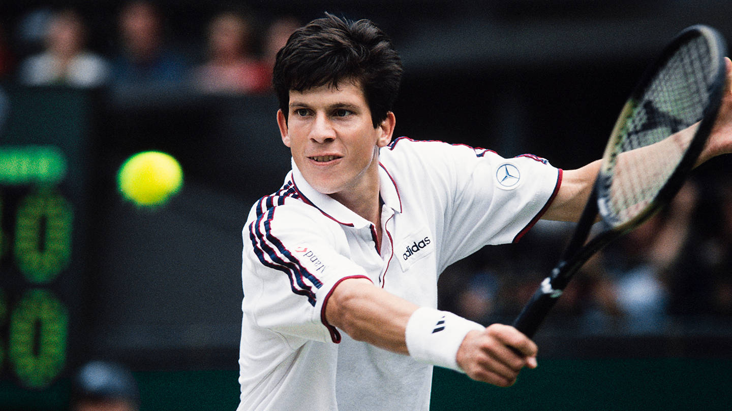 Tim Henman, tennis player, bright yellow ball, HD Desktop Wallpaper