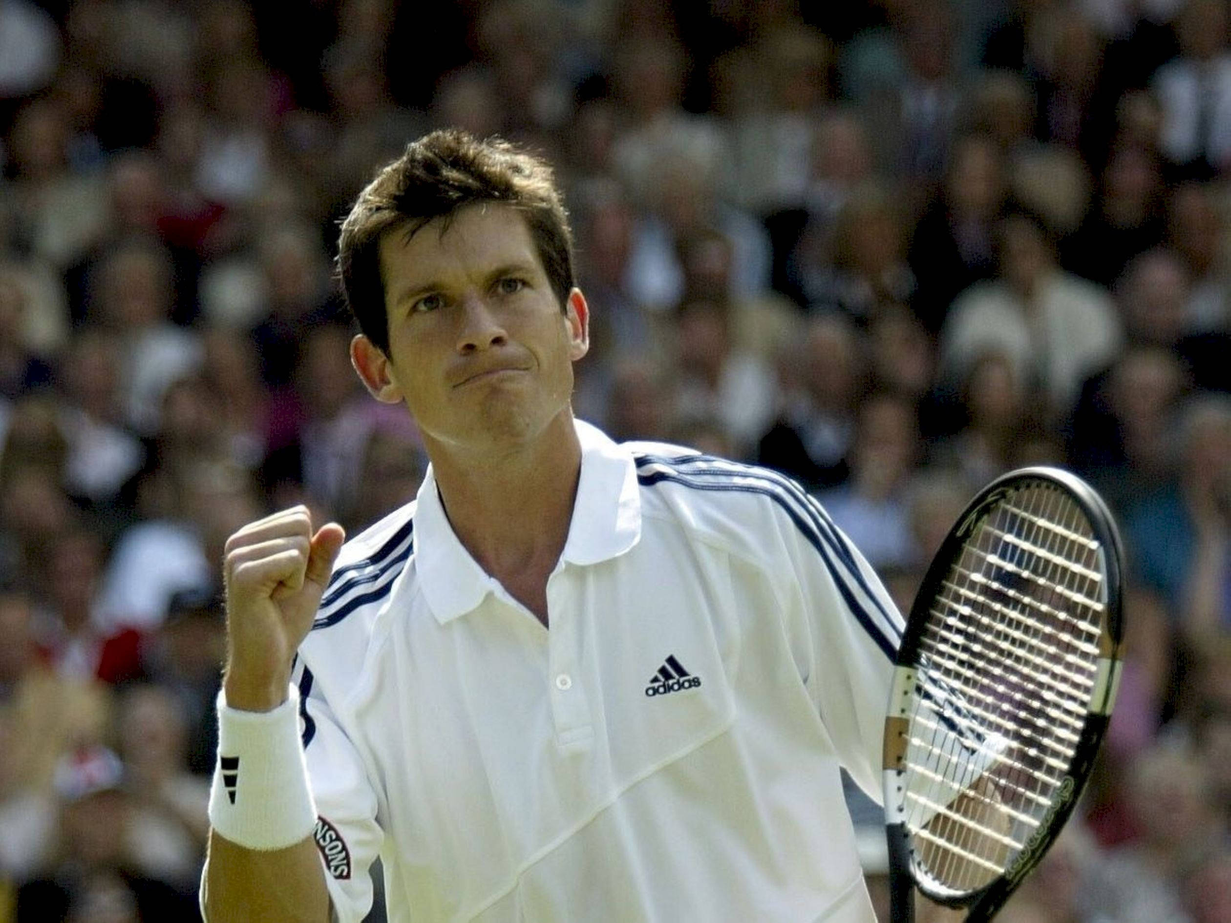 Tim Henman, tennis player, clenched fist, Full HD Desktop Wallpaper