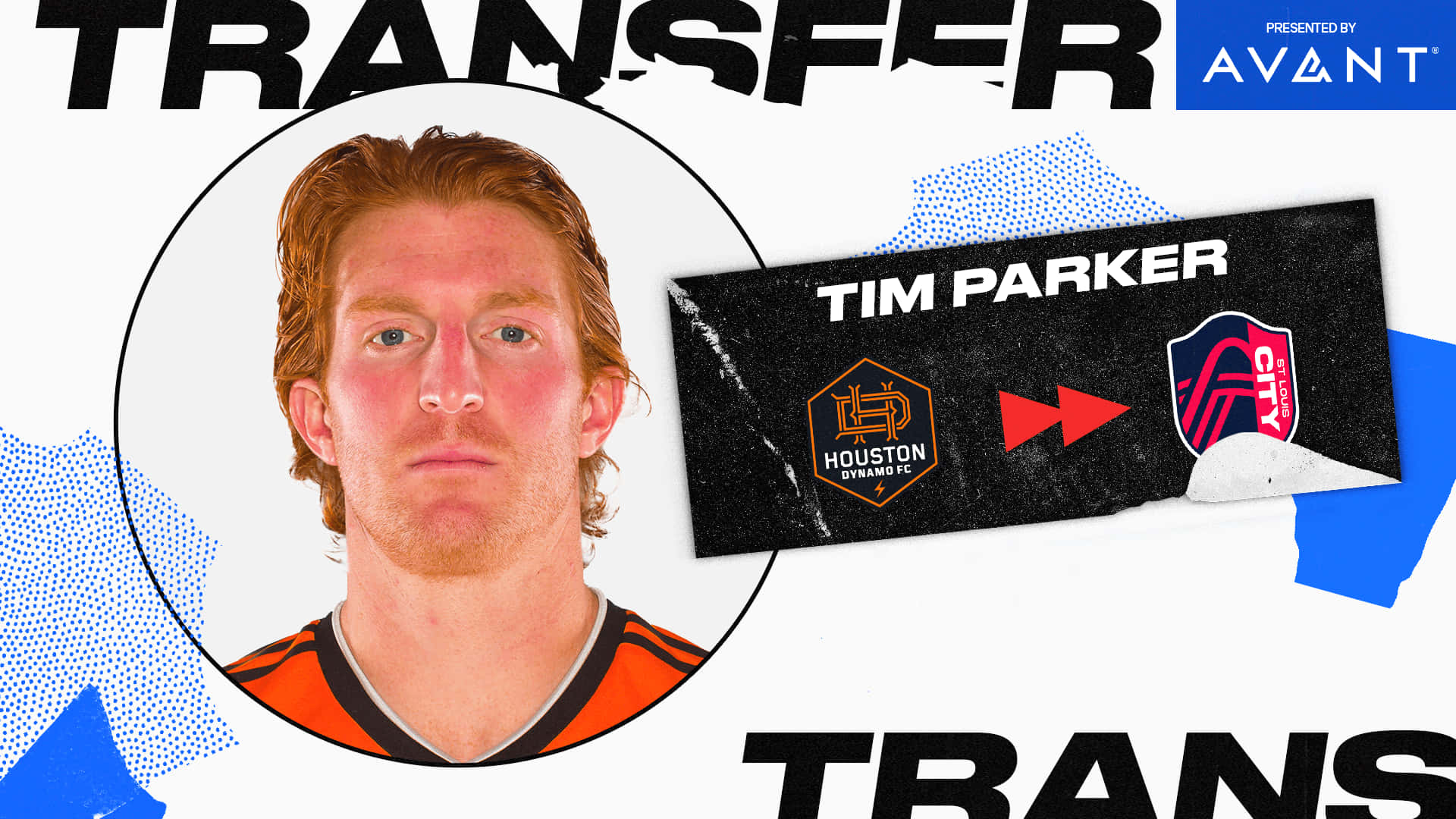 Tim Parker, sports transfer graphic, portrait, Full HD Desktop Wallpaper