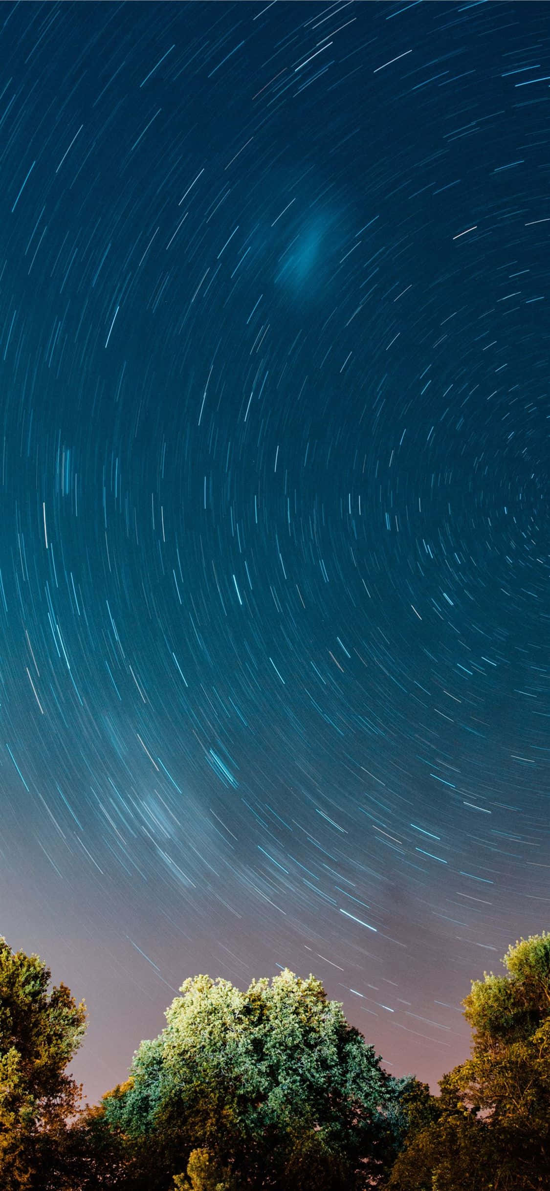 time lapse, star trails, deep blue night sky, Full HD Phone Wallpaper