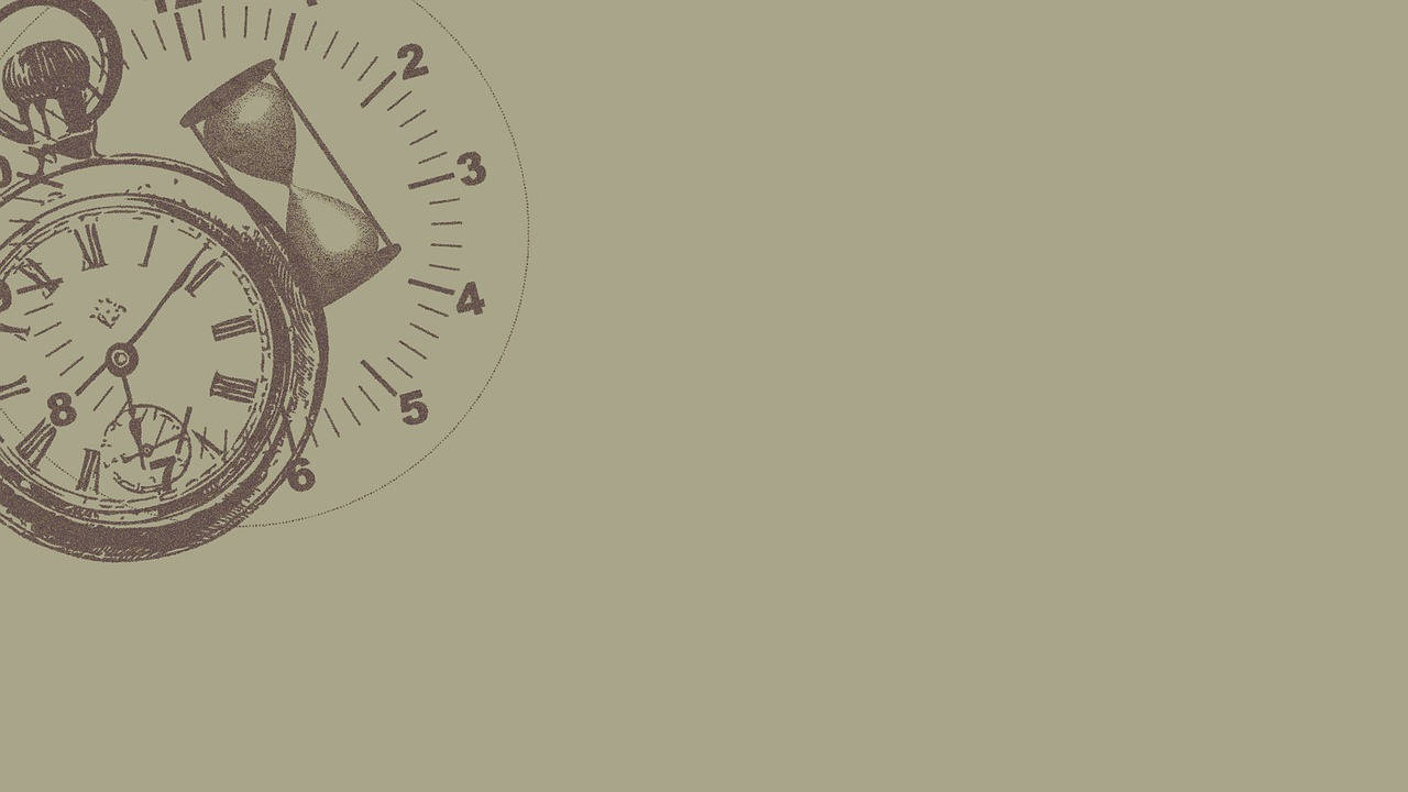 pocket watch, hourglass, sepia tones, HD Desktop Wallpaper