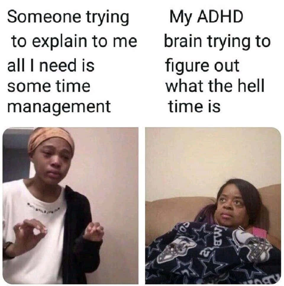 time management memes, two-panel meme, person explaining time management, SD Phone Wallpaper