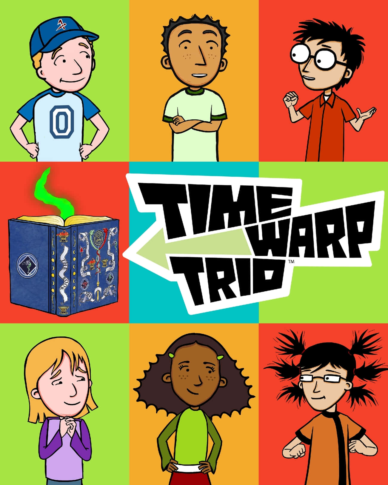 Time Warp Trio, magic book, cartoon kids, HD Phone Wallpaper