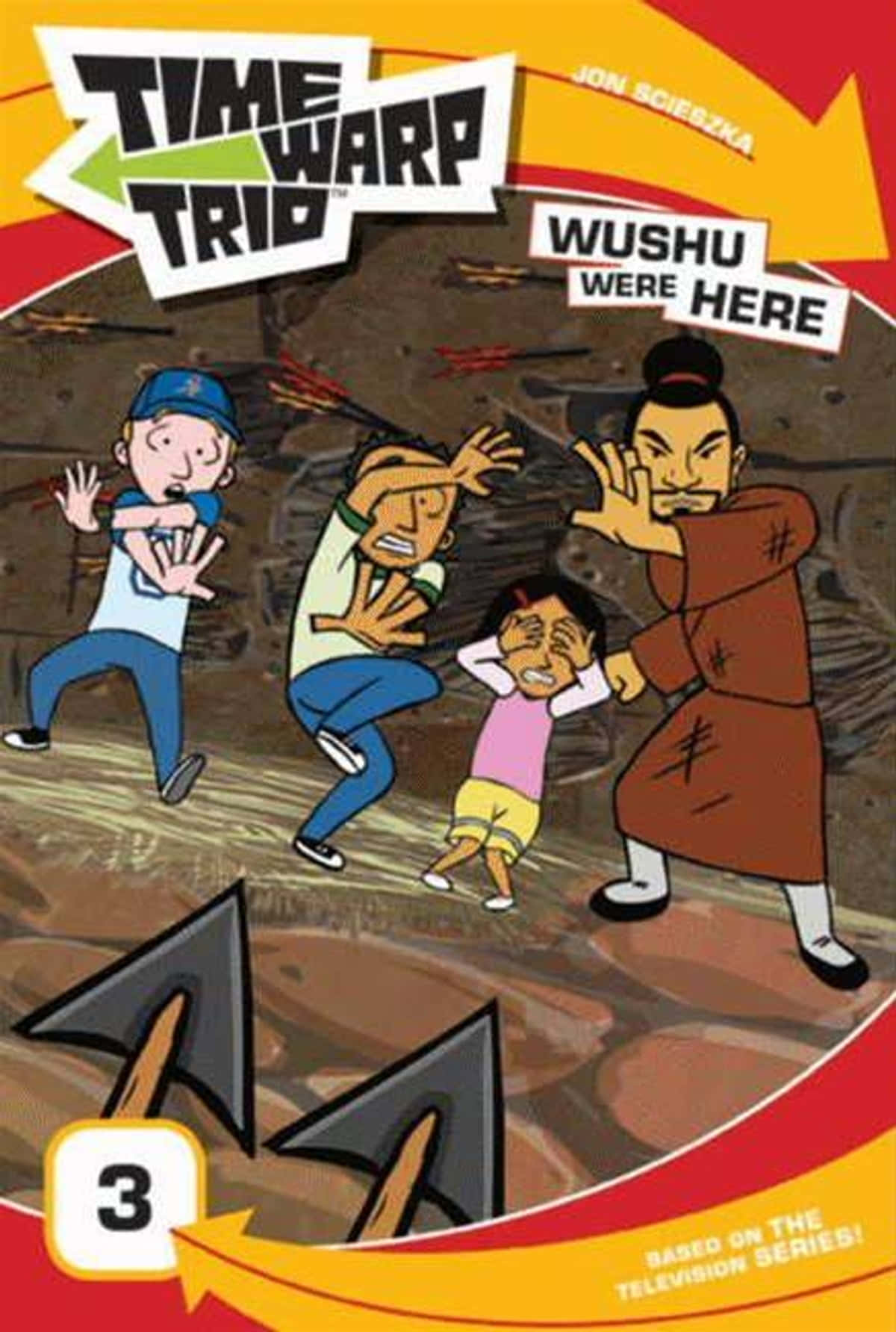 Time Warp Trio, three kids, stern martial artist, HD Phone Wallpaper