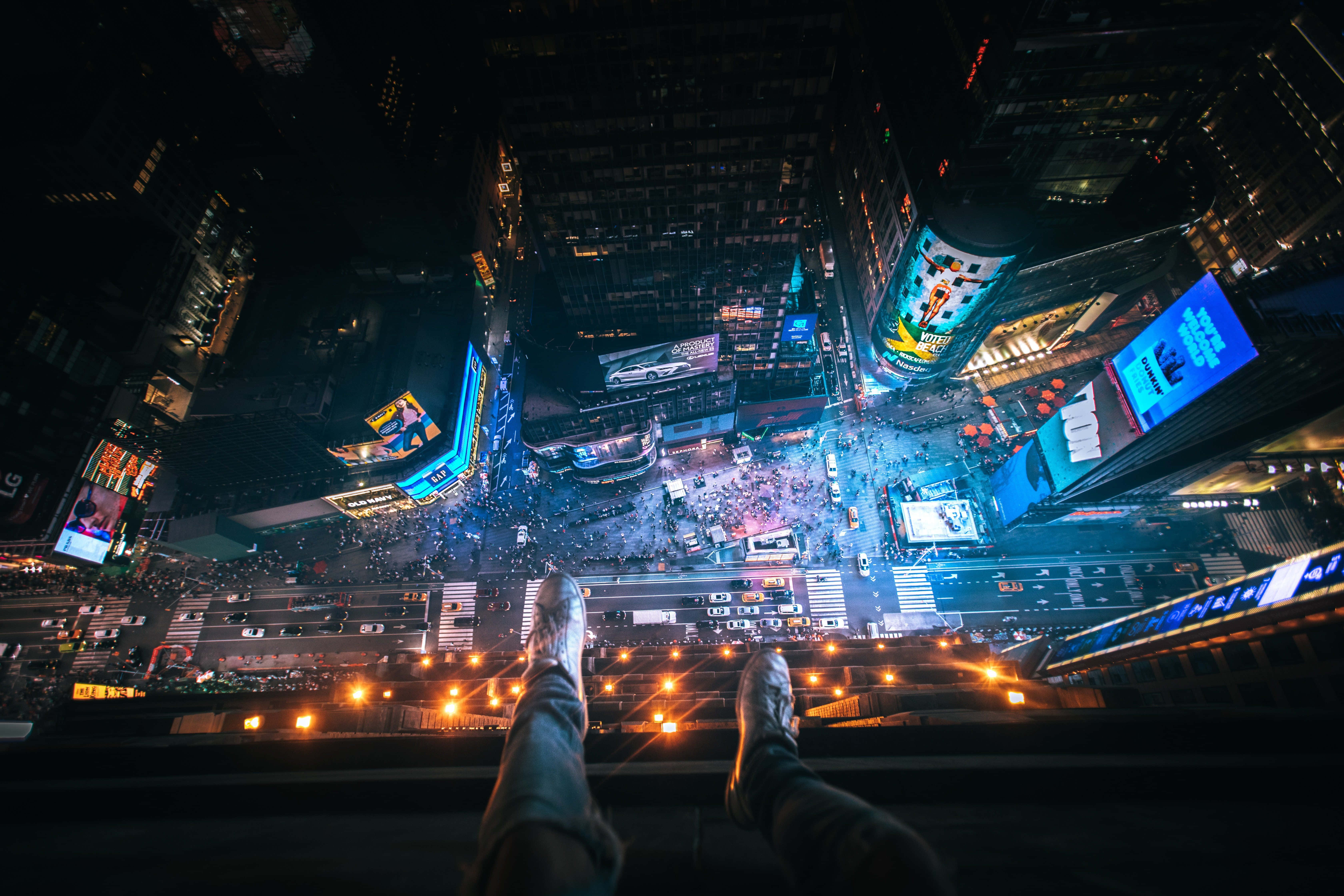 Times Square, 4K, neon lights, 5K Desktop Wallpaper