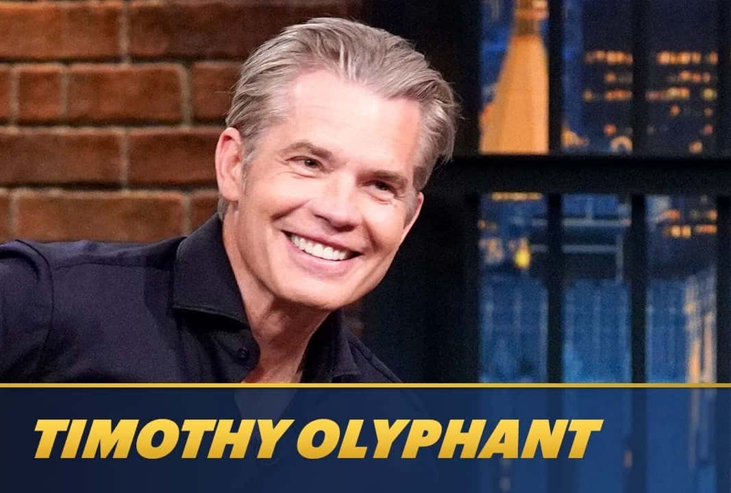 Timothy Olyphant, dark shirt, brick wall, SD Desktop Wallpaper