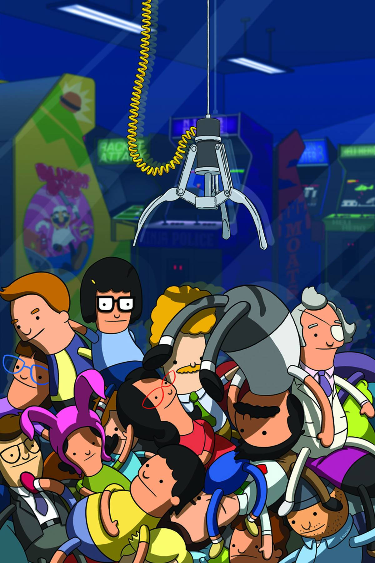 Tina Belcher, claw machine dolls, arcade, HD Phone Wallpaper