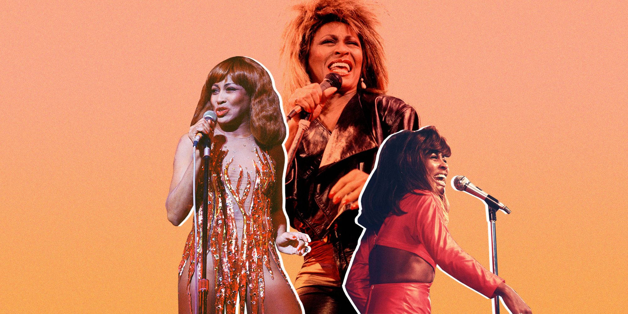 Tina Turner, performances, collage, Full HD Desktop Wallpaper