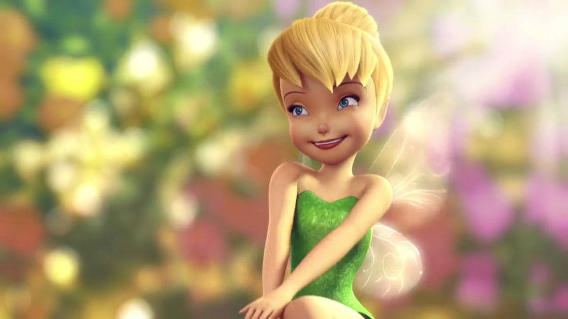 Tinker Bell, sunlight, green dress, SD Desktop Wallpaper