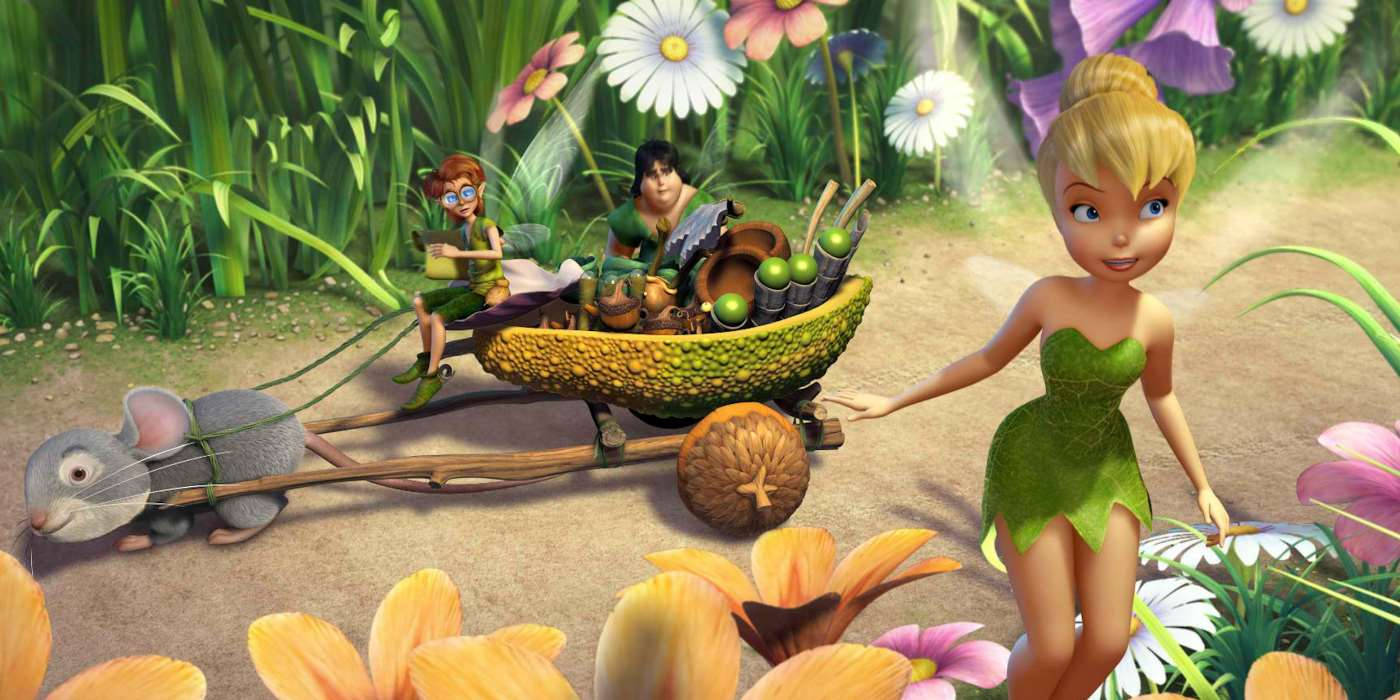Tinker Bell, caravan, mouse, HD Desktop Wallpaper