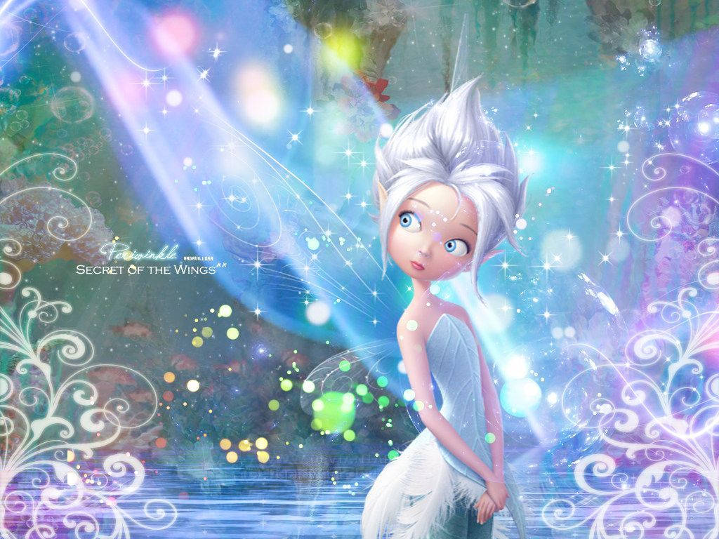 Periwinkle, Tinkerbell, silver hair, SD Desktop Wallpaper