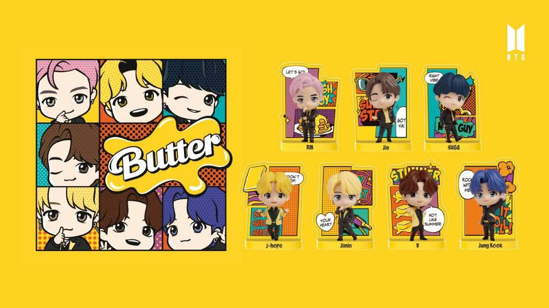 Tiny Tan BTS, BTS, Butter, SD Desktop Wallpaper