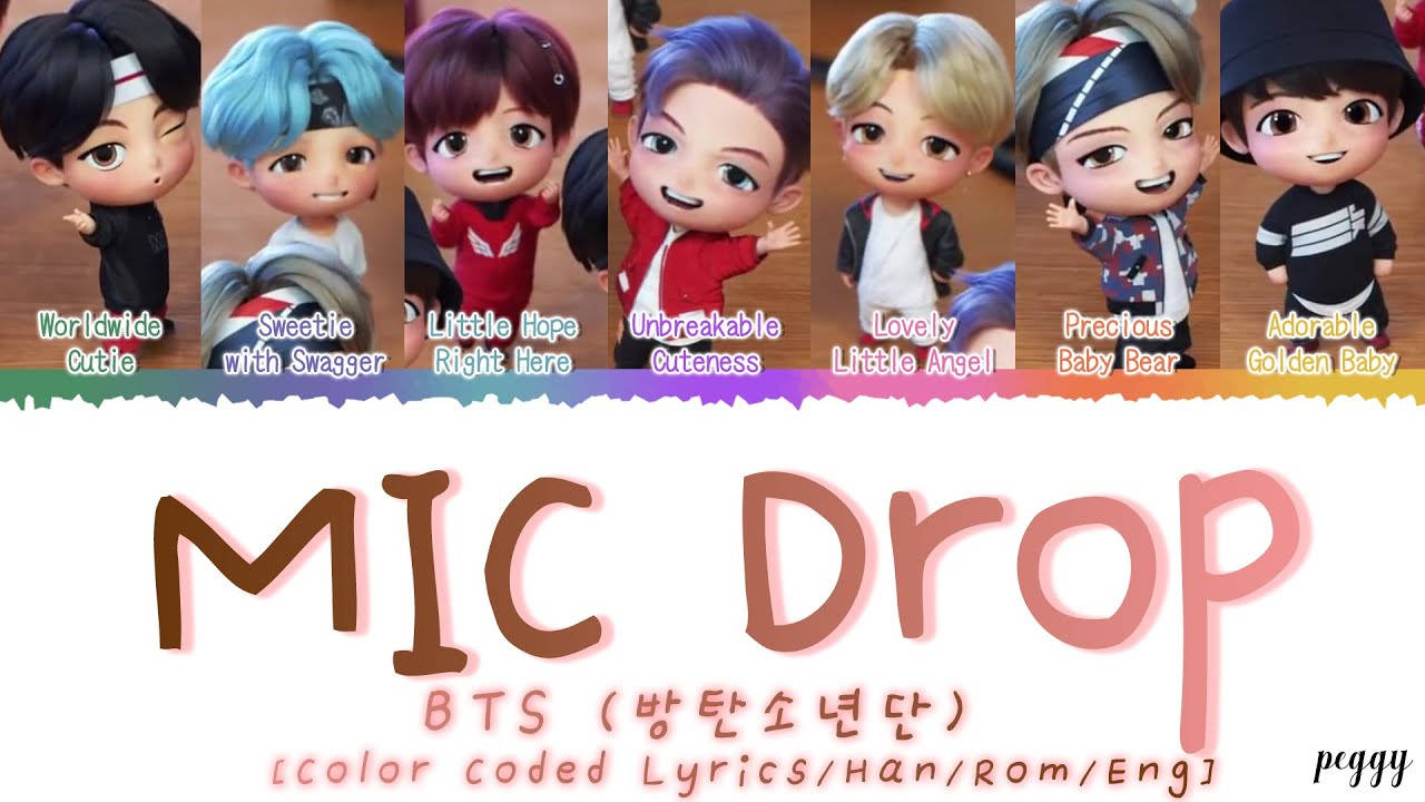 Tiny Tan BTS, BTS, mic drop, HD Desktop Wallpaper