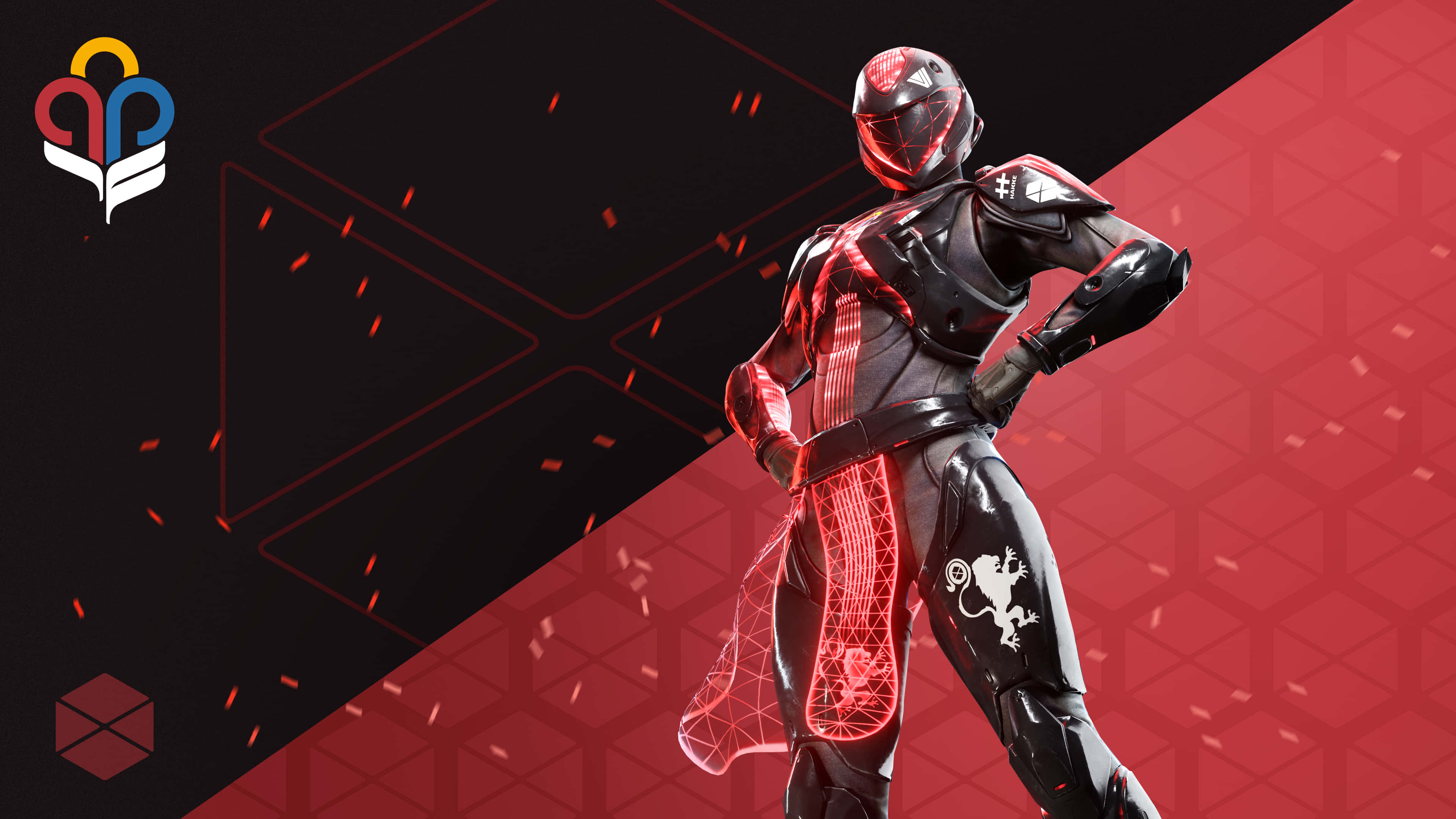Titan, Destiny 2, glowing red circuitry, 4K Desktop Wallpaper